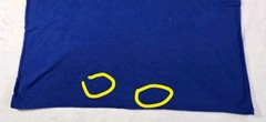 Mens Lacoste Short Sleeve T Shirt Blue XL Bad Condition Holes