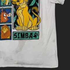 Disney The Lion King T-Shirt Adult Small – Simba Timon Pumbaa Mufasa – White Tee