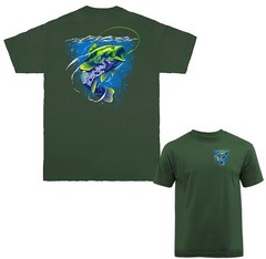 Hooked on the Wild Outdoor Sports Fishing T-shirt
