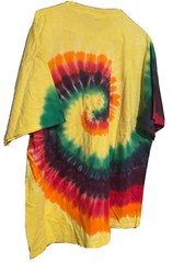 Unisex Multi-Colored Tie Dye Print T-Shirt by Port & Company – Size 2XL
