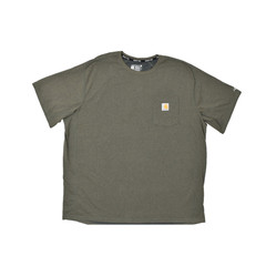 Carhartt Force Relaxed Fit Pocket Tee Shirt Men’s 2XL Heather Green Short Sleeve