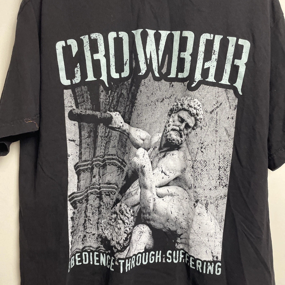 Retro CROWBAR Band Album For Fans Heavy Cotton Black S-5XL T Shirt AG197
