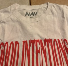 VLONE x Nav Bad Habits Good Intentions Hip Hop Rap Tour T-Shirt Mens Small