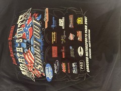 Vintage 2007 North South Shootout Racing T Shirt Men L Concord NC Anvil