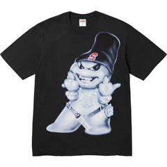 Supreme Snowman Tee Black White Red Green Brown Purple 6colors FW25