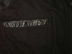 Men’s All Saints SECTION LEATHER SHIRT jacket overshirt XXL (ref88) £199.99!!!!!