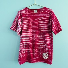 Vintage Bugle Boy Tie Dye shirt VTG t-shirt surf beach 90s single stitch