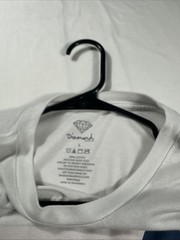 Diamond Paris Long Sleeve Graphic T-Shirt White Size Small