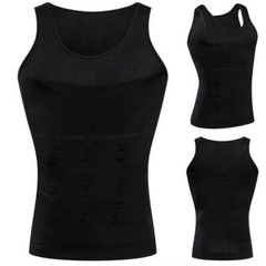 Men’s Slimming Vest Body Shaper Abs Abdomen Compression Shirt Workout Tank Tops