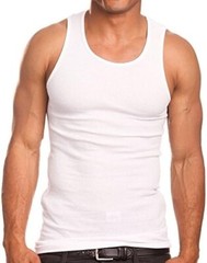 ,Men’s Tank top Syrian-made white cotton men’s scarf, soft and elastic .XXL XL