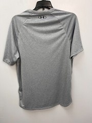 Under Armour Tech 2.0 Men’s Grey w/ Black Short Sleeve Shirt Loose Fit Sz Small