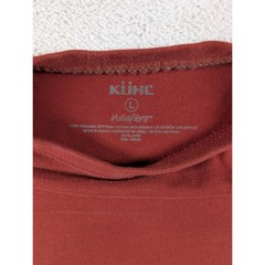 Kuhl Wildfibre Mens Long Sleeve Organic Cotton Shirt Russet Red Large L