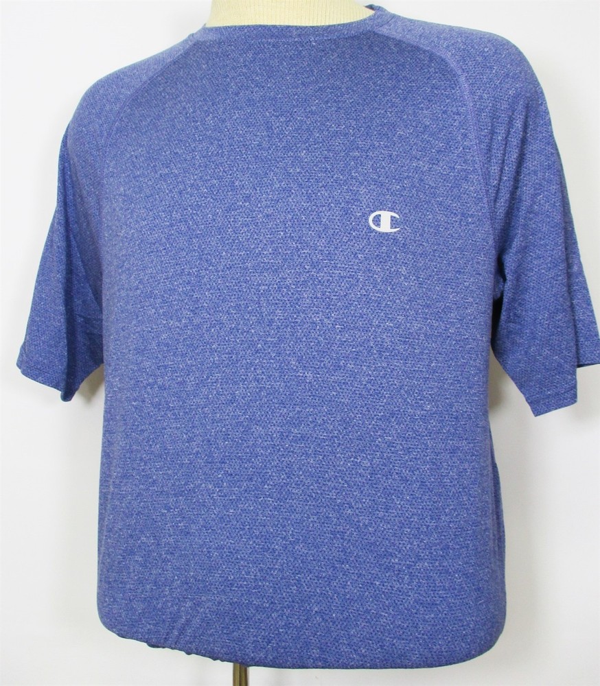 Champion Elite Moisture Wicking Double Dry S Purple Heather Men’s T-shirt