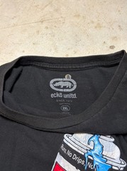 Vintage Ecko Unltd Shirt Mens XXL Black Graffiti Spray Can Hip Hop Y2K Skate