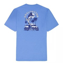 New Men’s 3XLT Big & Tall IZOD Saltwater Relaxed Classics Saltwater Marlin Shirt