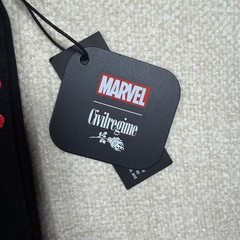 Civil Regime x Marvel Spiderman’s Wrath Oversized Tee Vintage Black Large L New