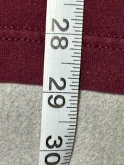 Sean John Collection – Men’s 3/4 Sleeve Shirt Size L – LARGE – Burgundy and Gray