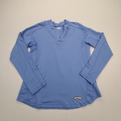 Asics Shirt Mens Extra Large Blue Semi Fitted Made In USA Performance