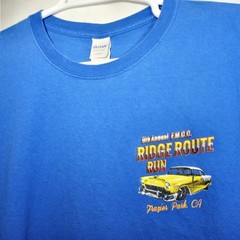 Hot Rod T Shirt Frazier Park, CA. Ridge Route Run F.M.C.C. 9th Annual 2017 3XL