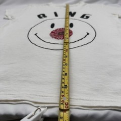 KAPITAL BINGO Smile Tee K1403SC289 Size 1 Off White Graphic T Shirt Japan
