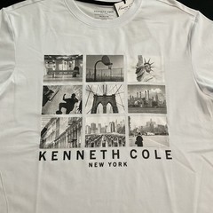 Kenneth Cole Graphic Tee shirt Men’s Size Medium The Core Edit Collection White