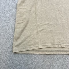 Adidas Go To Tee Mens Small Beige Short Sleeve Graphic Pullover Casual Adult