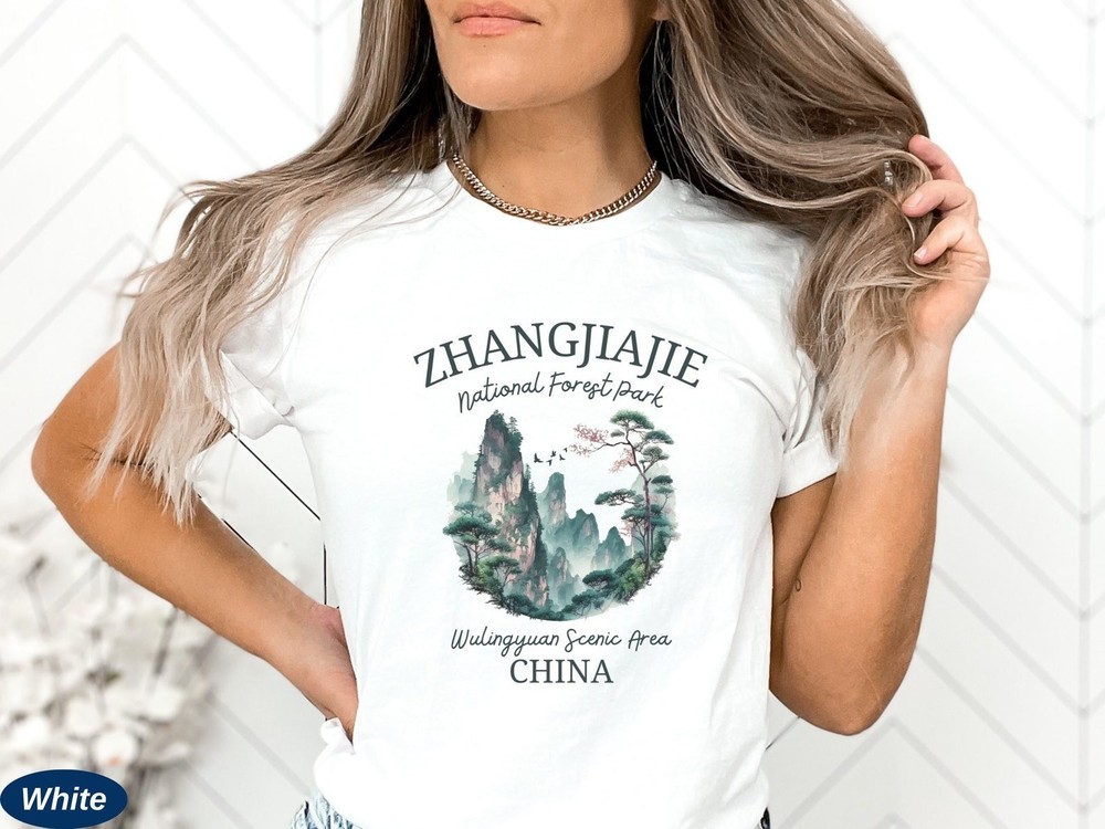 Zhangjiajie T-Shirt Travel Gift for China Trip Lovers Souvenir Tee