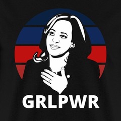 Kamala Harris GRLPWR Girl Power Female President Men’s T-Shirt