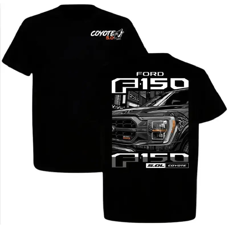 Ford F150 Coyote 5.0 Truck T-Shirt Vintage Pickup Streetwear Graphic Tee