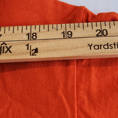 Jerzees Hi Densi-T Shirt Mens L Orange I’m Scary Without a Costume Graphic Print