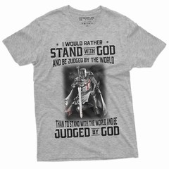 Men’s God Jesus T-shirt Stand by God Tee Shirt Jesus Christian Inspirational Tee