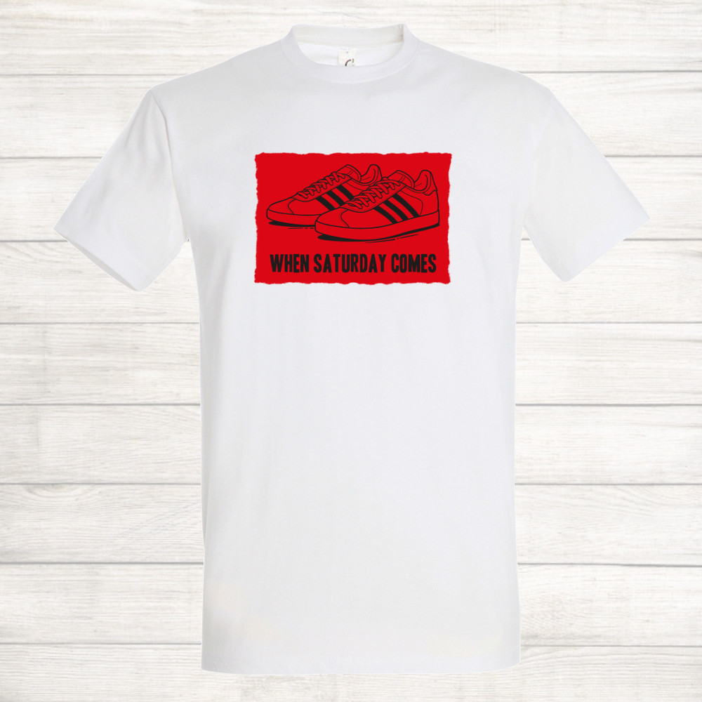 Bournemouth Football Gazelle Trainers Away Days Weekend Casual Saturday T Shirt