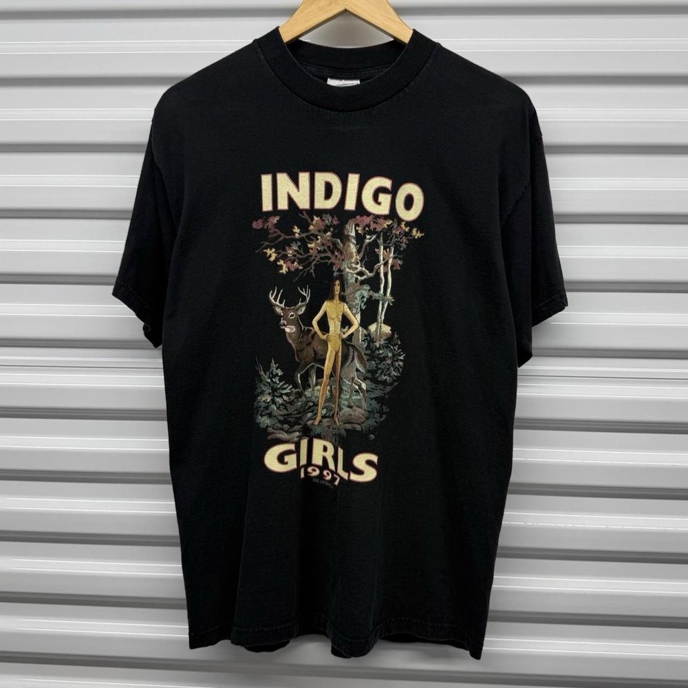Vintage 1997 Indigo Girls Tour Music Concert T-Shirt Size L