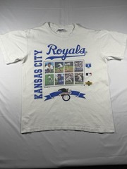 1994 Kansas City Royals Upper Deck American League Graphic T-Shirt 90s MLB