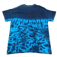 Great White Shark Tee Shirt Adult Size XL Blue Tie Dye Vintage Style Nature