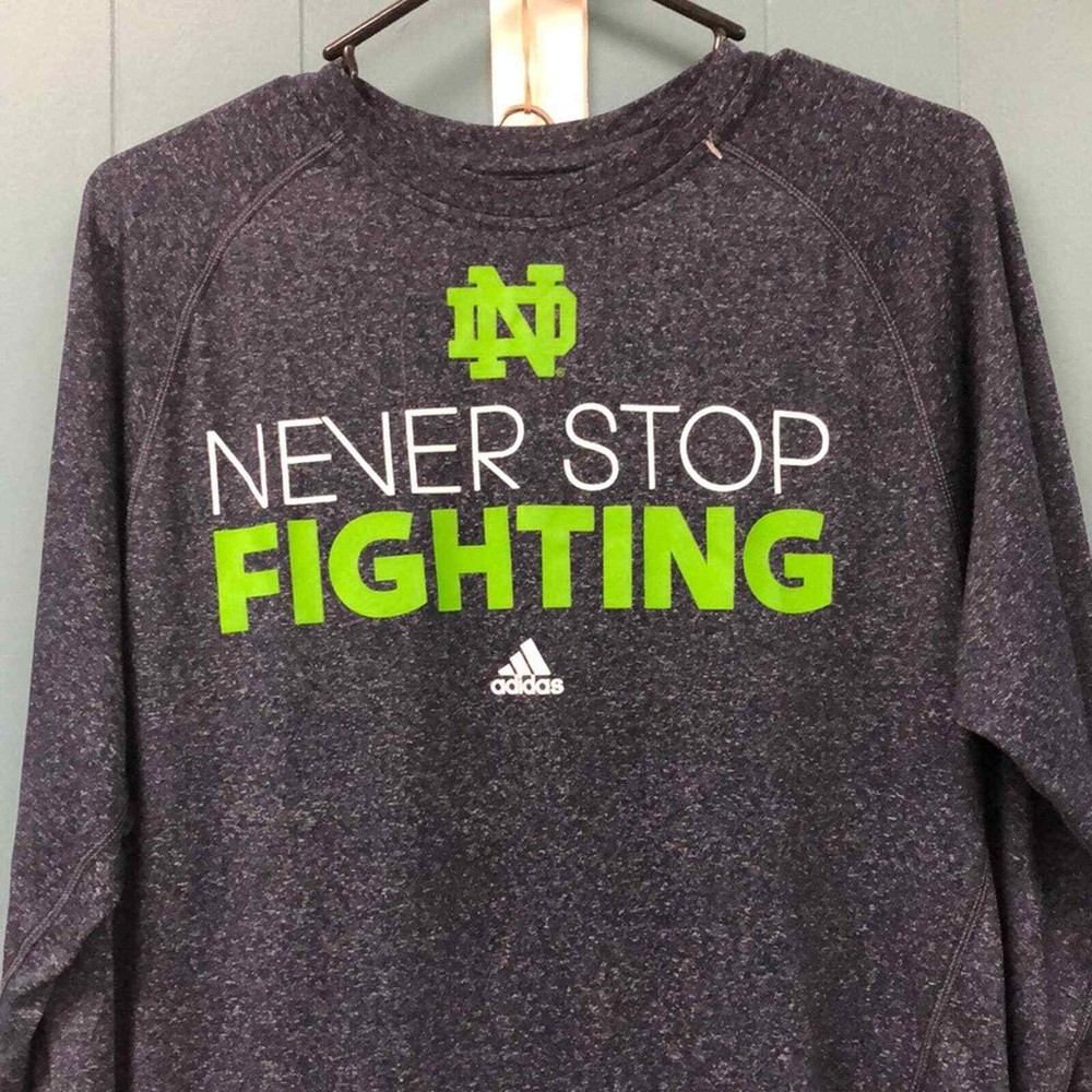 Adidas Climate Notre Dame Fighting Irish NCAA Final Four 2013 long sleeve Shirt