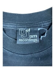 Vintage 90s DEF JAM RECORDINGS hip hop record label shirt size Medium NYC