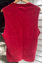 Faded Glory American Bikes Sleeveless T Shirt Men M 38-40 Red Motorcycle Graphic