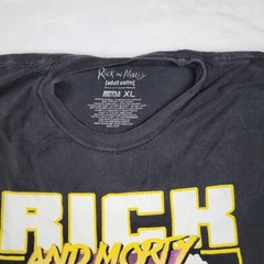Rick and Morty Ripple Junction Adult Swim Mens XL Black T Shirt 2017 Adult Swim