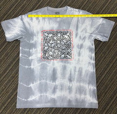 Keith Haring x Uniqlo UT Tie Dye T-Shirt Mens Medium Party of Life Graphic Pop