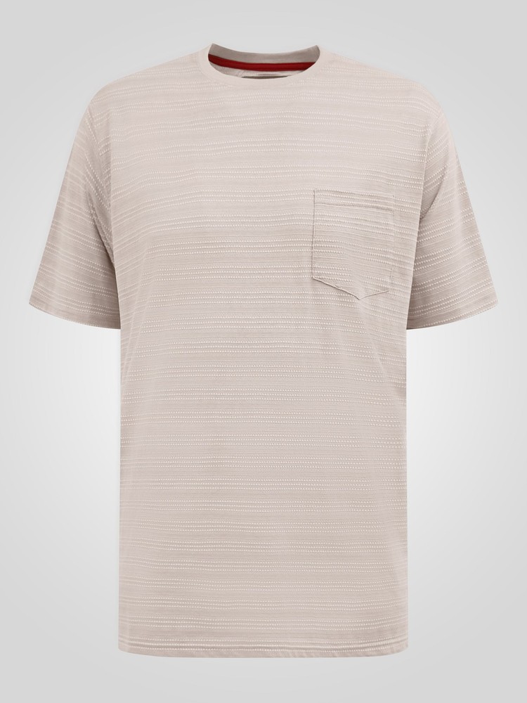 D555 Dingle Men’s Crew Neck Fashion Short Sleeve T-shirt with Chest Pocket