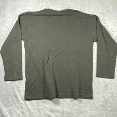 Vintage Sports Illustrated Thermal Shirt Mens Large Gray Waffle Knit 90s Retro