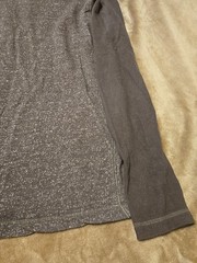 Washed Stoned & Beaten Quarter Zip Men’s Large Brown Vintage 1946 Pre-owned