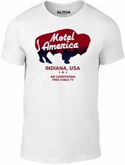 Motel America Mens T-Shirt American Gods Inspired TV Mcshane Watch Cool