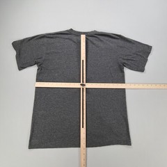 Adidas Shirt Mens Medium Gray Logo Spell Out Lightweight Casual Outdoors
