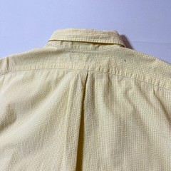 Ralph Lauren BLAKE Seersucker Gingham Check Short Sleeve Shirt Yellow for 14Y+