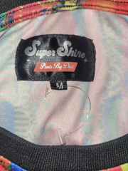 Unique SUPER SHINE Prints by Drill Australian Knit Print Casual SHIRT Medium