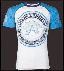 AMERICAN FIGHTER White CUMBERLAND Athletic Graphic T-shirt NWT