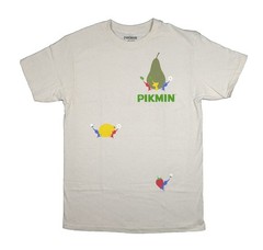 Pikmin New Adult T-Shirt – Fruit Carrying Pikmins Front & Back