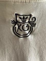 Adidas x Andre Saraiva Mr A Casual Earth Cream Tee Graphic 100% Organic Cotton M